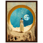 With Love From The Moon Matte Paper Wooden Framed Poster