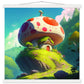 On Mushroom Hill Matte Paper Poster with Hanger