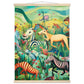 Rainbow Menagerie Matte Paper Poster with Hanger