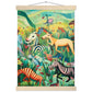 Rainbow Menagerie Matte Paper Poster with Hanger