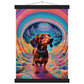 Small Dog Big World Matte Paper Poster with Hanger