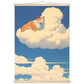 Cat on a Cloud Matte Paper Poster with Hanger