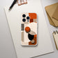 Abstract in Orange Flexi case