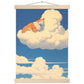 Cat on a Cloud Matte Paper Poster with Hanger