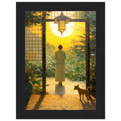 Waiting Matte Paper Wooden Framed Poster