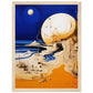 The Moon Fell And It's Made Of Cheese Matte Paper Wooden Framed Poster