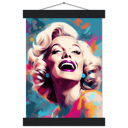 Monroe Matte Paper Poster with Hanger