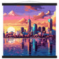 Pixelopolis Matte Paper Poster with Hanger