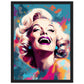 Monroe Matte Paper Wooden Framed Poster