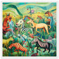 Rainbow Menagerie Matte Paper Wooden Framed Poster