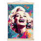 Monroe Matte Paper Poster with Hanger