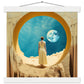 With Love From The Moon Matte Paper Poster with Hanger