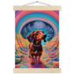 Small Dog Big World Matte Paper Poster with Hanger