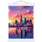 Pixelopolis Matte Paper Poster with Hanger