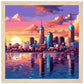 Pixelopolis Matte Paper Wooden Framed Poster