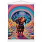 Small Dog Big World Matte Paper Poster with Hanger