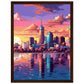 Pixelopolis Matte Paper Wooden Framed Poster