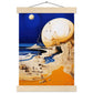 The Moon Fell And It's Made Of Cheese Matte Paper Poster with Hanger