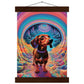 Small Dog Big World Matte Paper Poster with Hanger