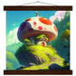 On Mushroom Hill Matte Paper Poster with Hanger