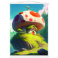 On Mushroom Hill Matte Paper Poster with Hanger