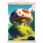 On Mushroom Hill Matte Paper Poster with Hanger