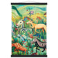 Rainbow Menagerie Matte Paper Poster with Hanger