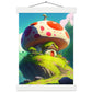 On Mushroom Hill Matte Paper Poster with Hanger