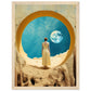 With Love From The Moon Matte Paper Wooden Framed Poster