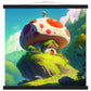 On Mushroom Hill Matte Paper Poster with Hanger