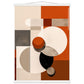 Abstract in Orange Matte Paper Poster with Hanger