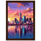 Pixelopolis Matte Paper Wooden Framed Poster