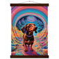 Small Dog Big World Matte Paper Poster with Hanger