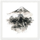 Fuji San Matte Paper Wooden Framed Poster