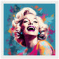 Monroe Matte Paper Wooden Framed Poster