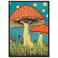 Fun-gus Matte Paper Wooden Framed Poster