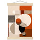 Abstract in Orange Matte Paper Poster with Hanger