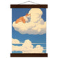 Cat on a Cloud Matte Paper Poster with Hanger