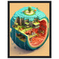 Melon Utopia Matte Paper Wooden Framed Poster