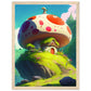 On Mushroom Hill Matte Paper Wooden Framed Poster