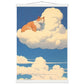 Cat on a Cloud Matte Paper Poster with Hanger