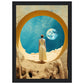 With Love From The Moon Matte Paper Wooden Framed Poster