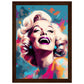 Monroe Matte Paper Wooden Framed Poster