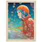 Floating Dream Matte Paper Wooden Framed Poster