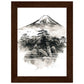 Fuji San Matte Paper Wooden Framed Poster