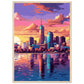 Pixelopolis Matte Paper Wooden Framed Poster