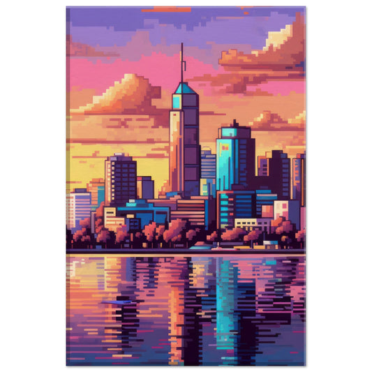 Pixelopolis Canvas