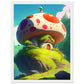 On Mushroom Hill Matte Paper Wooden Framed Poster