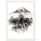 Fuji San Matte Paper Wooden Framed Poster