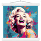 Monroe Matte Paper Poster with Hanger